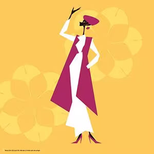 Maïa du Jour — Maïa dans le monde jaune des ginkgos